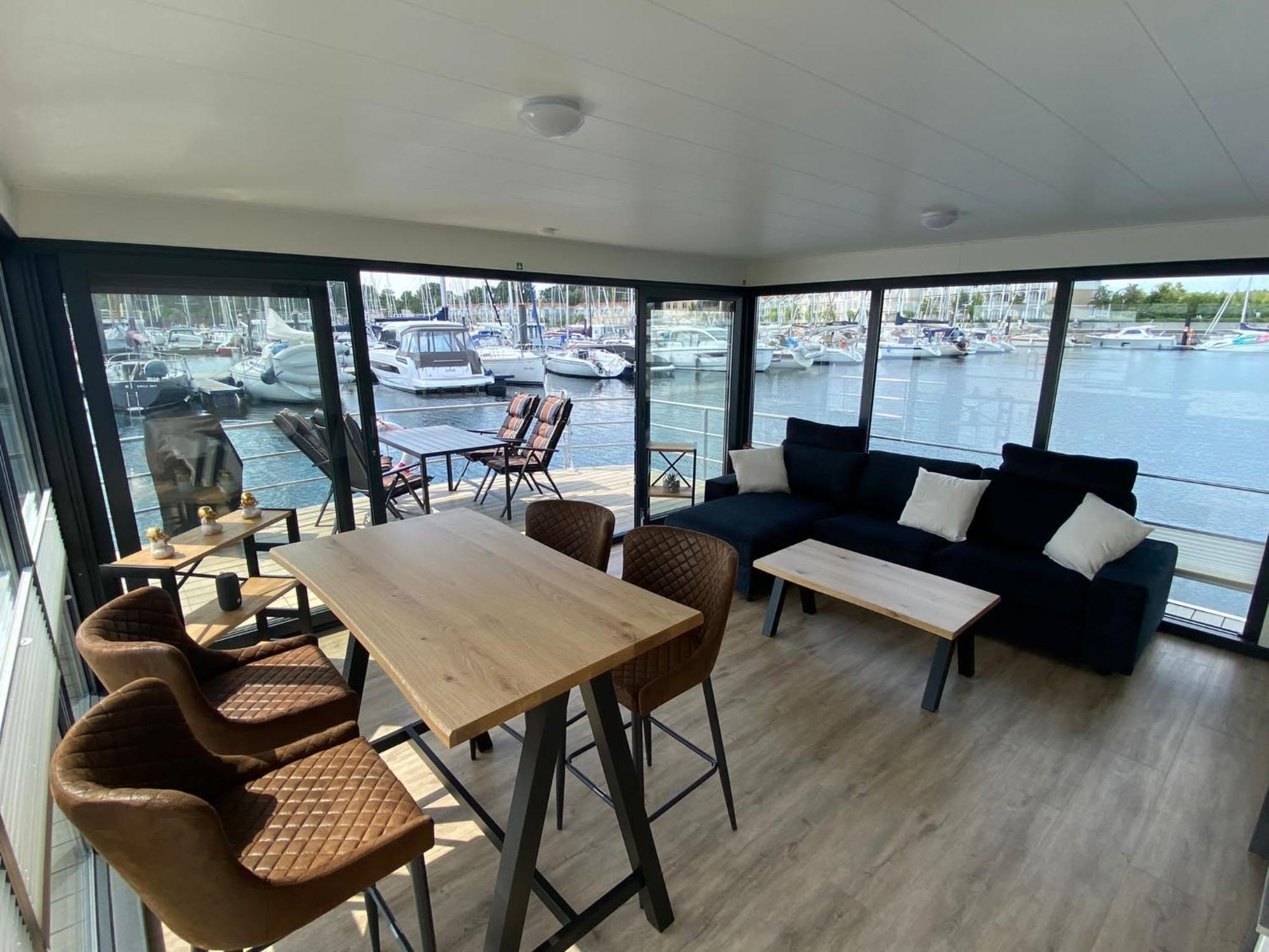 Urlaub auf dem Wasser mit einmaligen Ausblick - WELL Hausboote Boltenhagen 10 Exterior foto