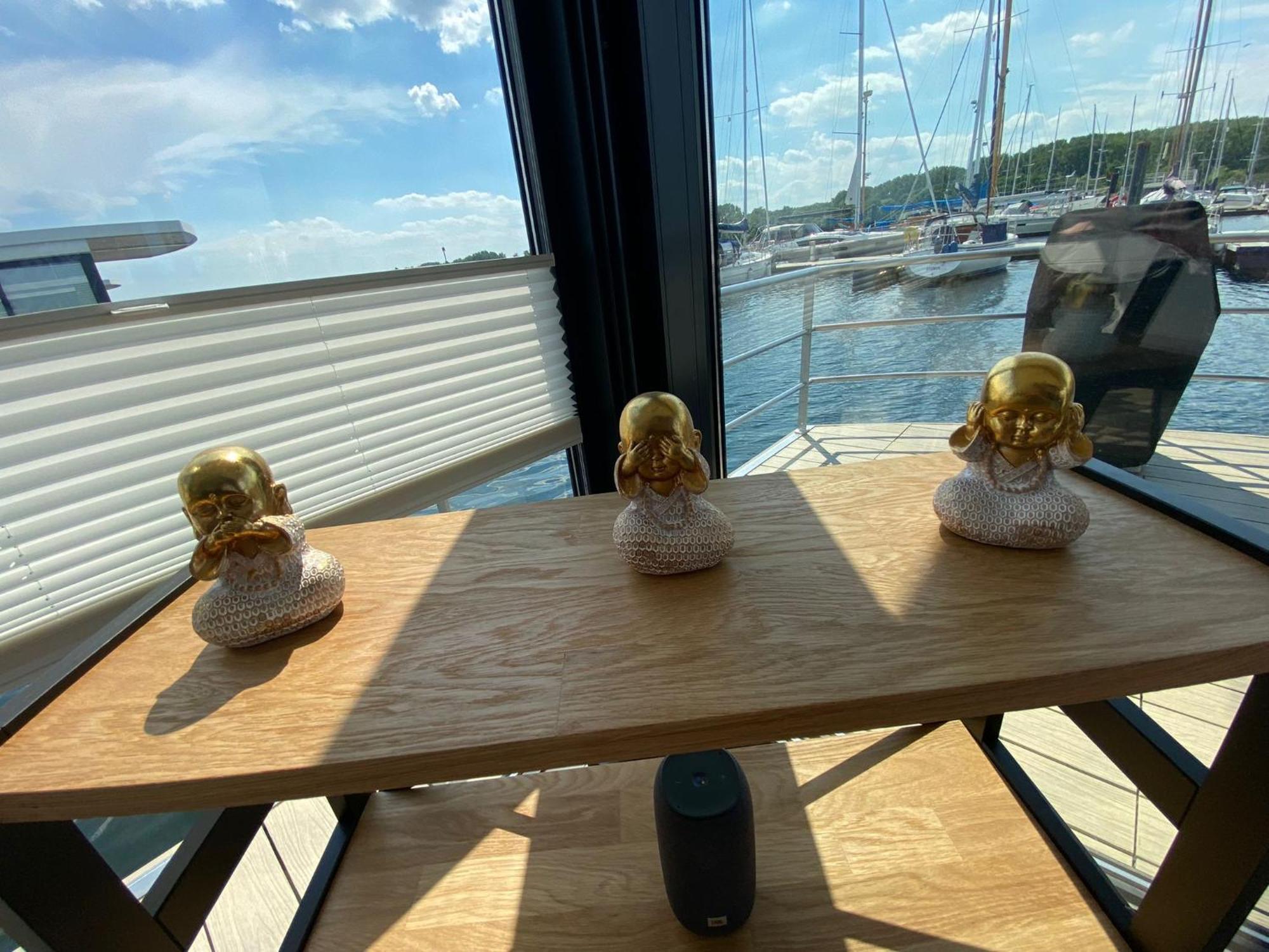 Urlaub auf dem Wasser mit einmaligen Ausblick - WELL Hausboote Boltenhagen 10 Exterior foto